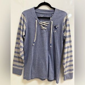 Indianapolis Colts Women’s Long Sleeve Top Size Large